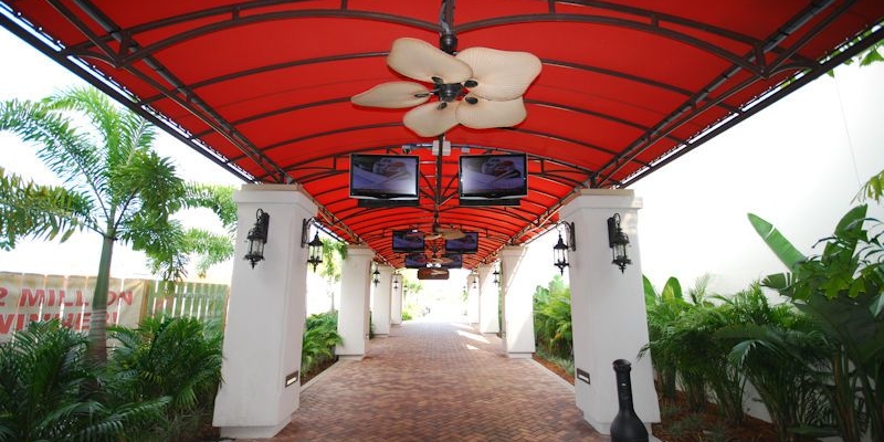 commercial-awning-canopy-for-walkway-seminole-gaming-miami-awning