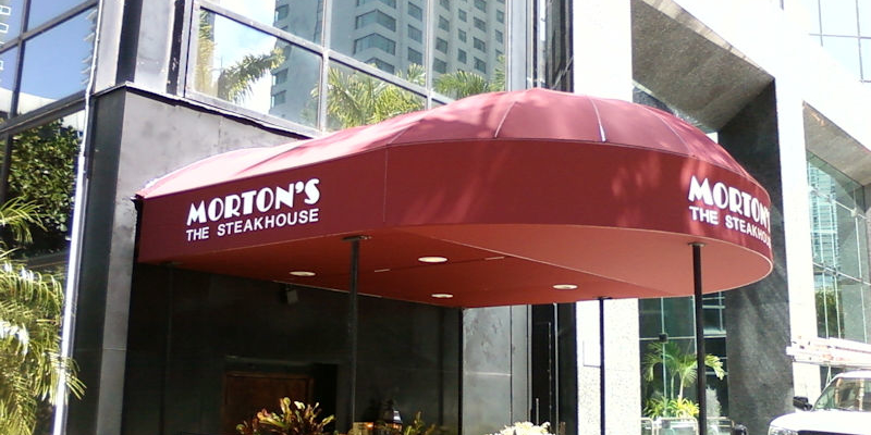 mortons-steakhouse-enterance-canopy-miami-awning