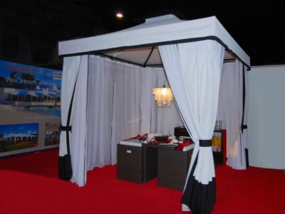 Cabanas – Resort Cabanas -Poolside model- Miami Awning Co