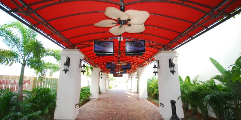 Awning Canopy for walkway – Seminole Gaming (2)