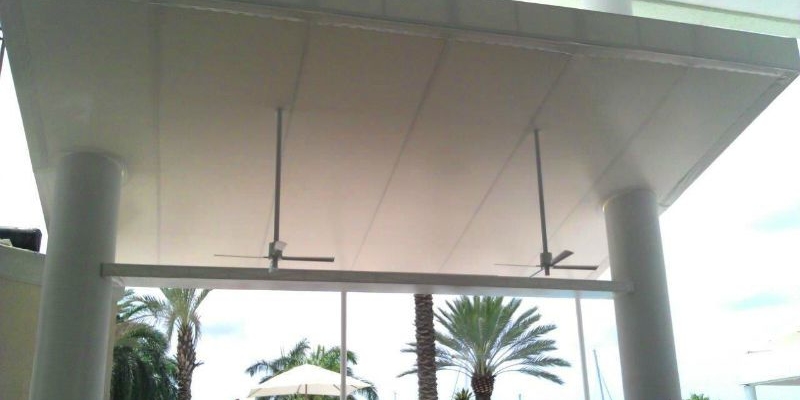 Custom Bar Canopy for Renaissance Hotel Aruba Resort and Casino – Blue Bar _ Miami Awning (3)