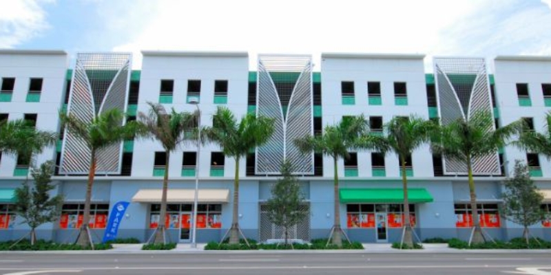 Miami Awning Company – Marlins Stadium Parking Garage – Commercial Awnings (1)